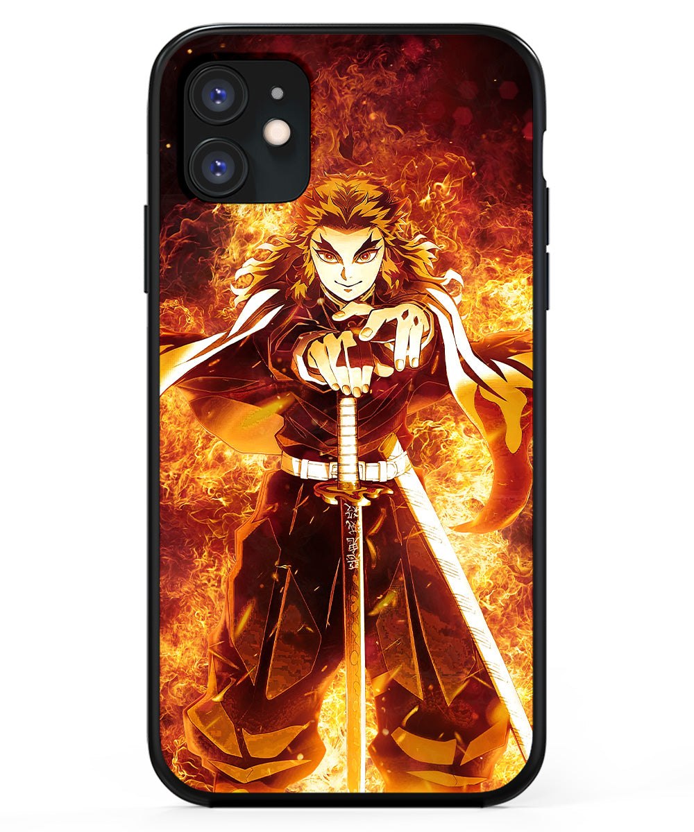Set Your Heart Ablaze - Demon Slayer Phone Case Set Your Heart Ablaze - Demon Slayer Phone Case