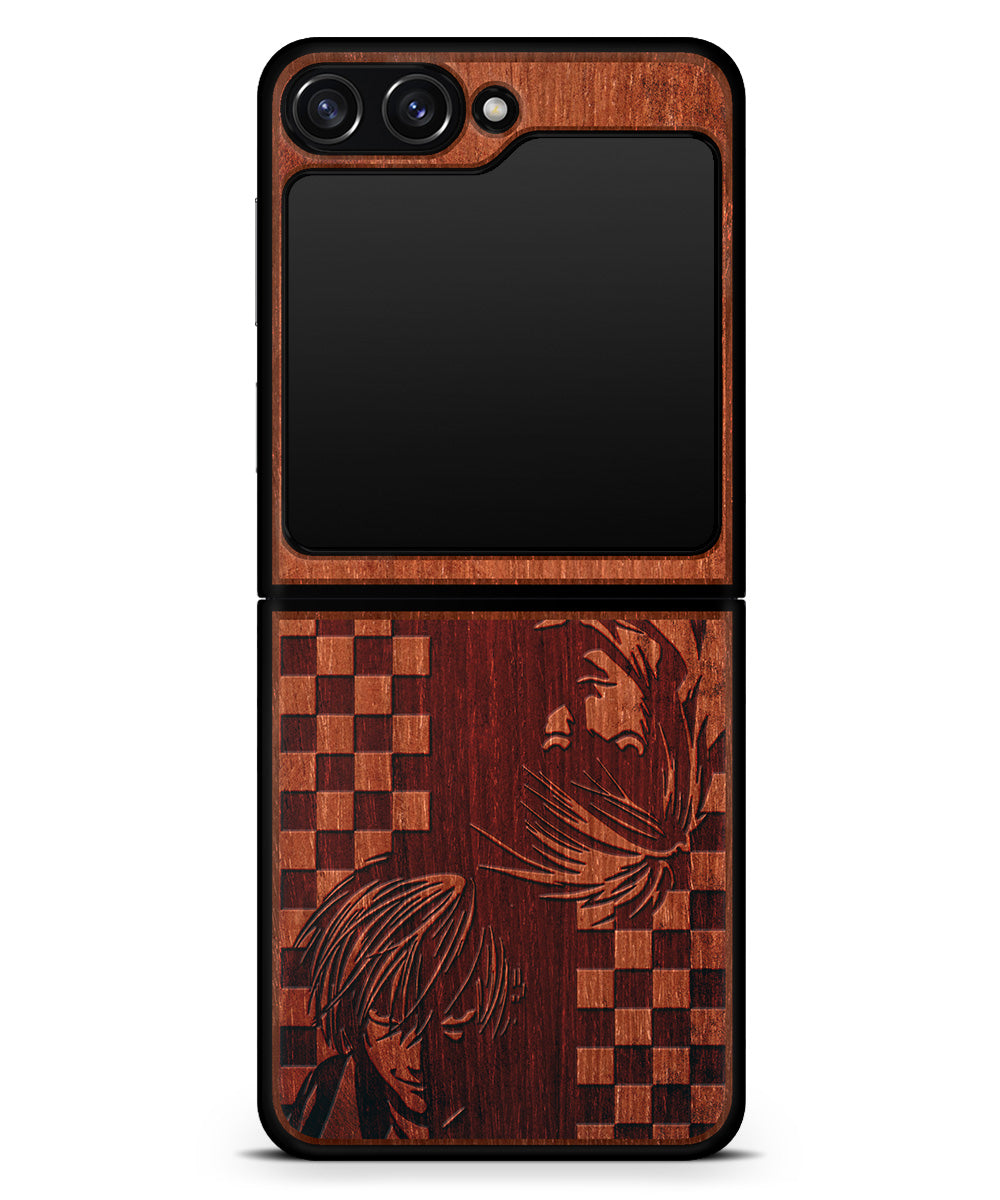 Checkmate - Engraved Wood Case - Death Note Anime Case