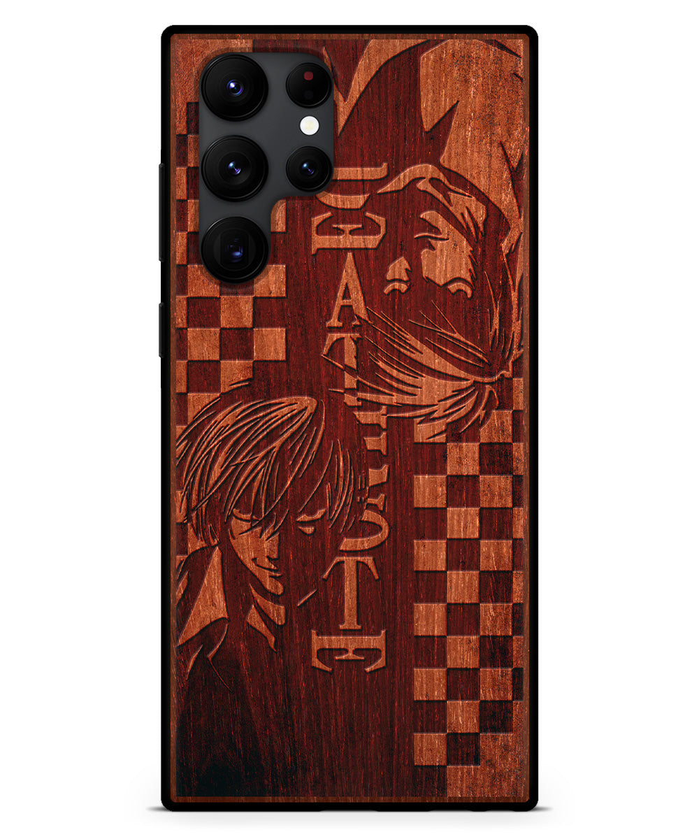 Checkmate - Engraved Wood Case - Death Note Anime Case