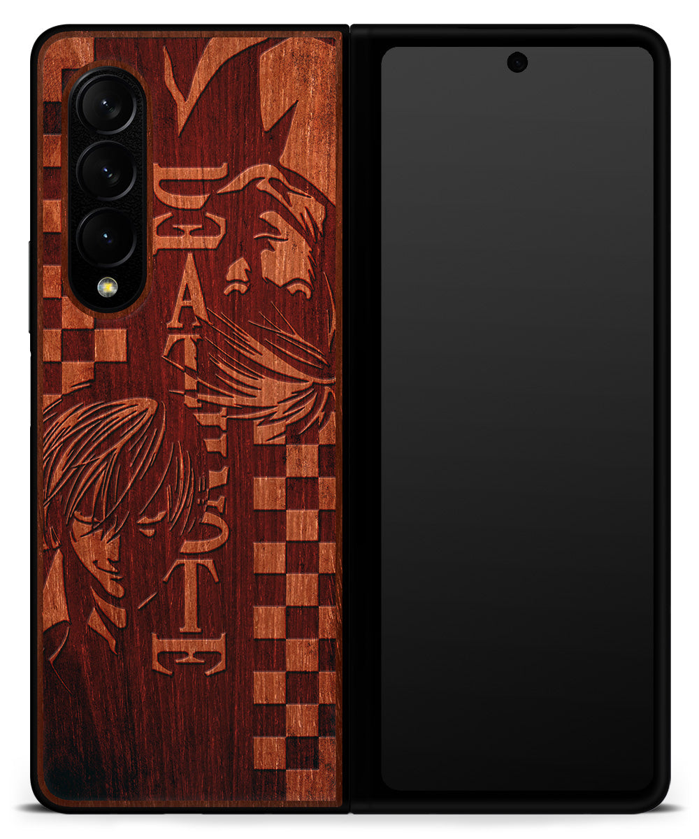 Checkmate - Engraved Wood Case - Death Note Anime Case