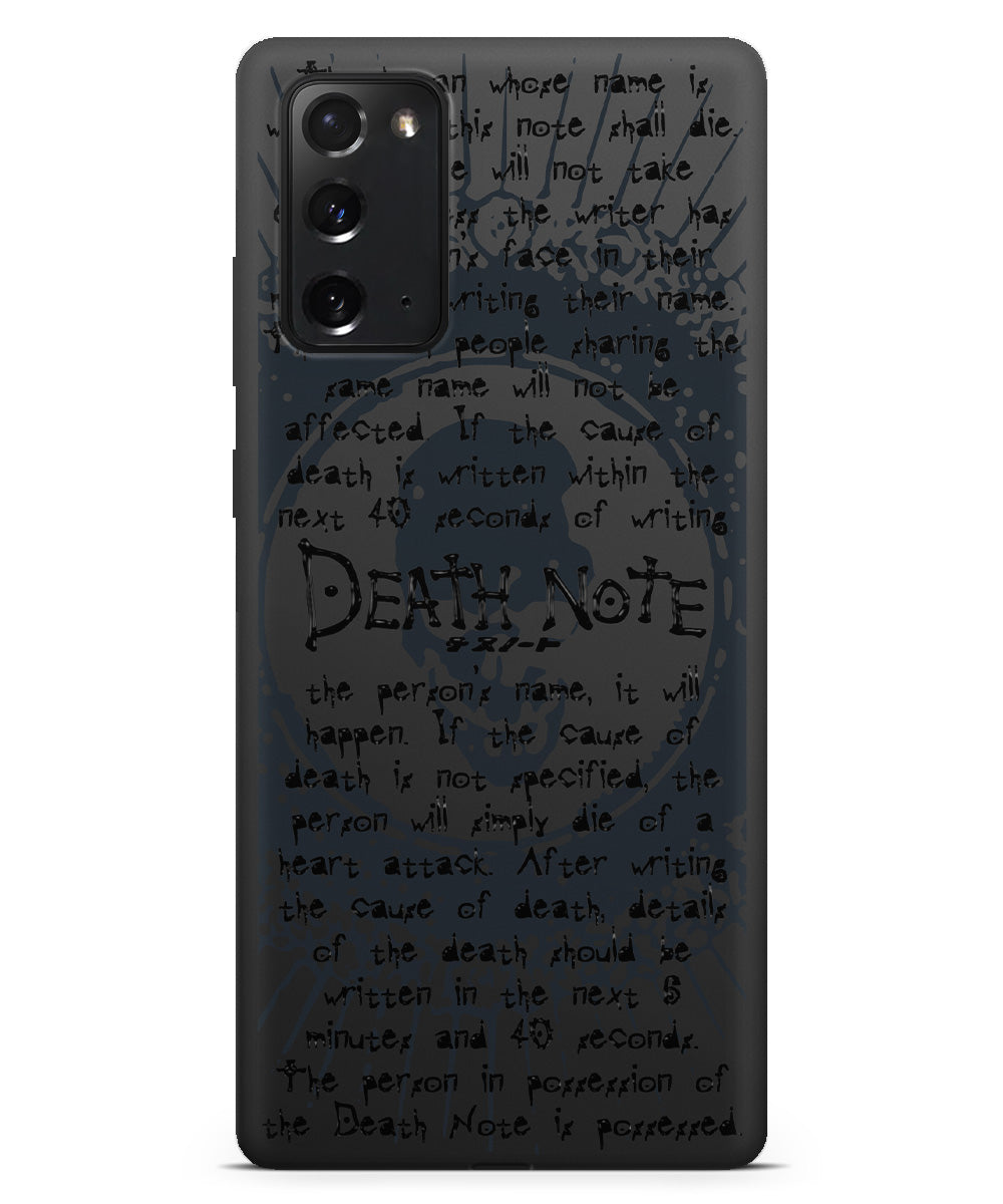 Notebook - Death Note Phone Case - Anime Cases Notebook - Death Note Phone Case - Anime Cases