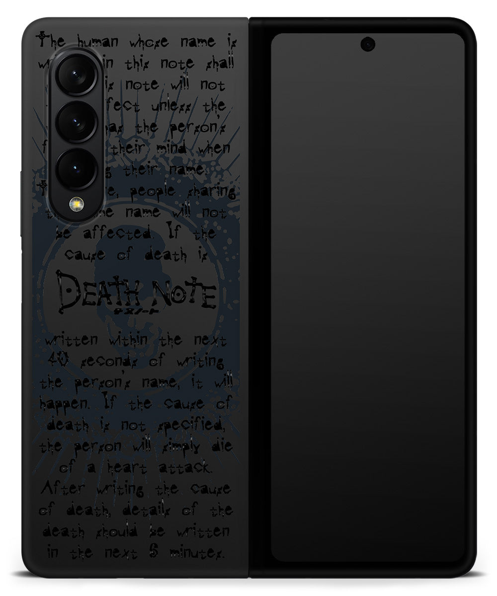 Death Note Computer Case Notebook - Death Note Phone Case - Anime Cases