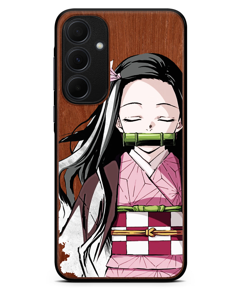 Awakening Wood Ink Phone Case Demon Slayer Anime Case