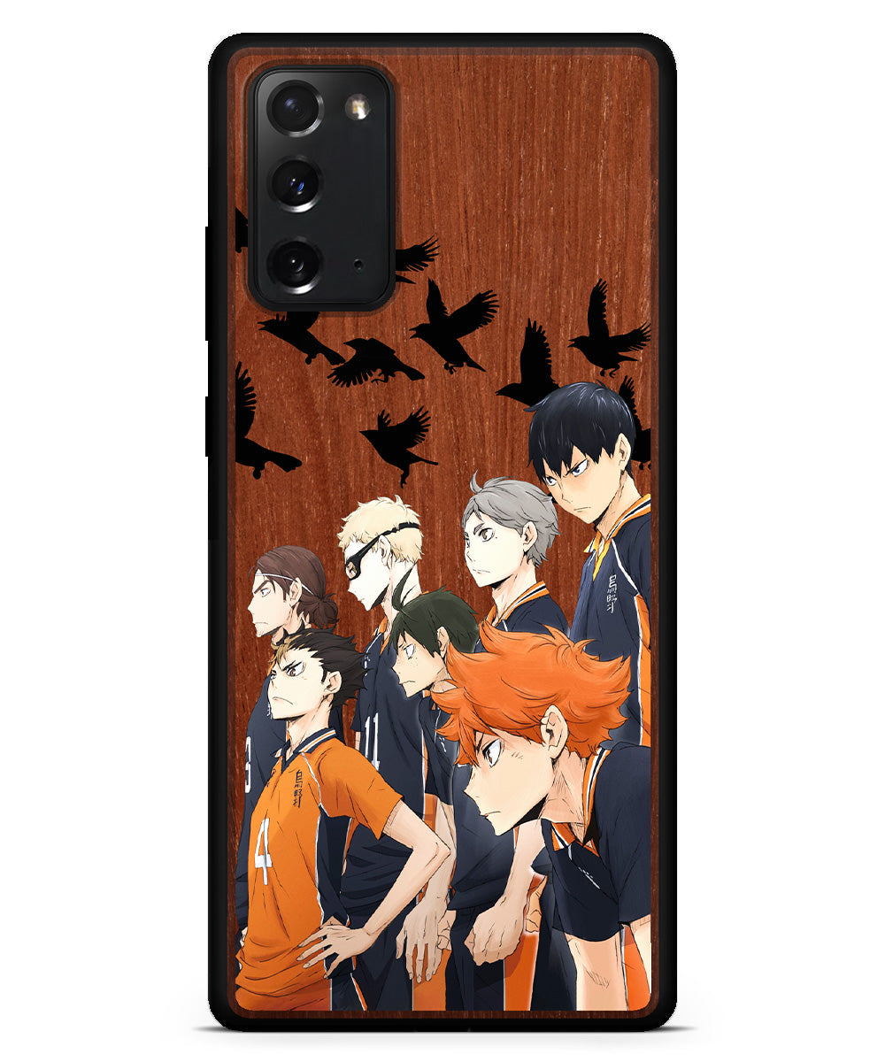 Lineup Wood Ink Phone Case Haikyuu!! Anime Case