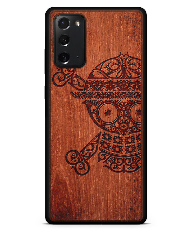 Straw Hat - Engraved Wood Phone Case - One Piece Anime Case