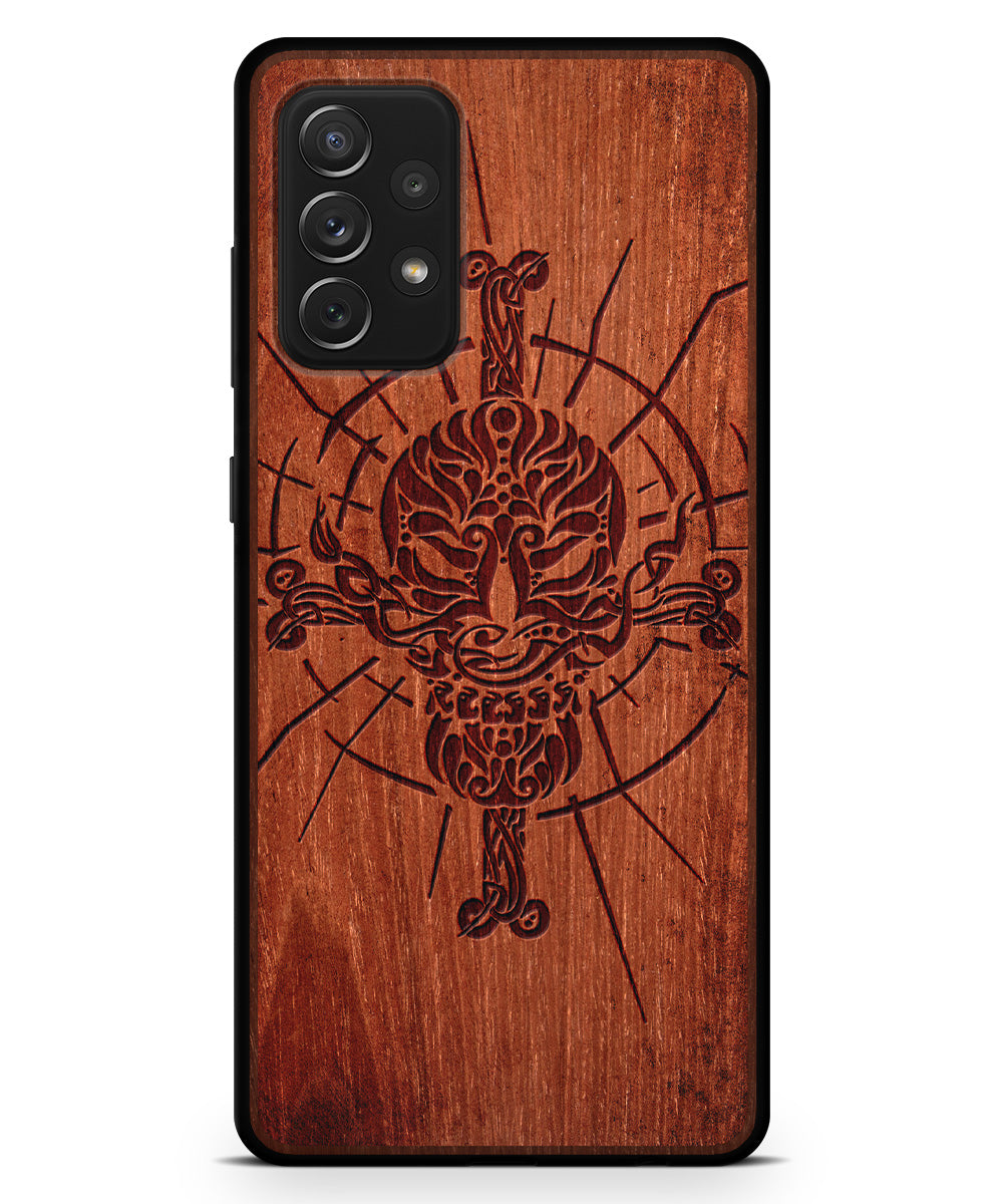 Whitebeard - Engraved Wood Phone Case - One Piece Anime Case